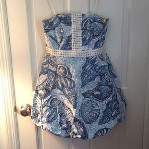 Stuffed Shells Strapless Dress